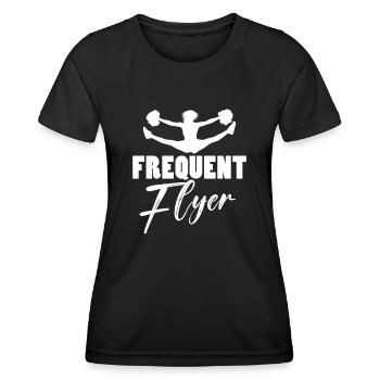 Cheerleader - T-shirt sport Femme - noir - Devant - AI Model Female 172 light (172cm)