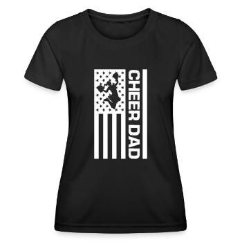 Cheerleader - T-shirt sport Femme - noir - Devant - AI Model Female 172 light (172cm)
