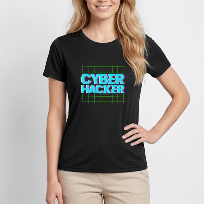 Hacker Coder Computer Hacking Cadeau T-shirt sport Femme