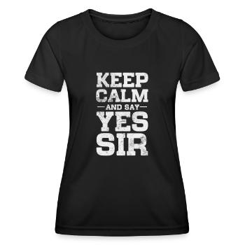 Sadomaso - T-shirt sport Femme - noir - Devant - AI Model Female 172 light (172cm)