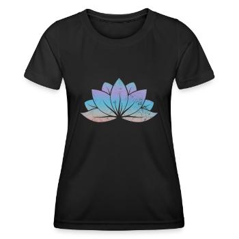 Meditation - Frauen Funktions-T-Shirt - Schwarz - Vorne - AI Model Female 172 light (172cm)