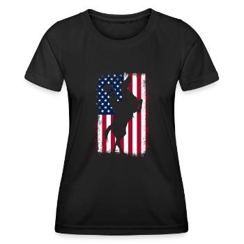 Cowboy Cowboy Boots Western Gift - Women's Functional T-Shirt - black - Front - AI Model Female 172 light (172cm)