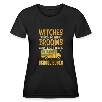 Busfahrer - Frauen Funktions-T-Shirt - Schwarz - Vorne - AI Model Female 172 light (172cm)