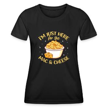 Cheese Cheesecake Food Gift - Women's Functional T-Shirt - black - Front - AI Model Female 172 light (172cm)