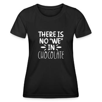 Schokolade Schoko Essen Kakao Geschenk - Frauen Funktions-T-Shirt - Schwarz - Vorne - AI Model Female 172 light (172cm)