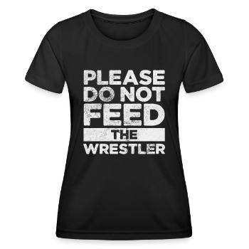Wrestling - Frauen Funktions-T-Shirt - Schwarz - Vorne - AI Model Female 172 light (172cm)