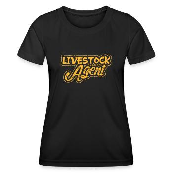 Cowboy Cowboy Boots Western Gift - Women's Functional T-Shirt - black - Front - AI Model Female 172 light (172cm)