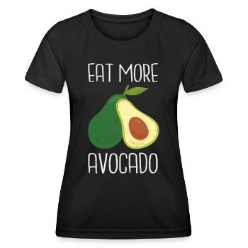 Avocado - Frauen Funktions-T-Shirt - Schwarz - Vorne - AI Model Female 172 light (172cm)