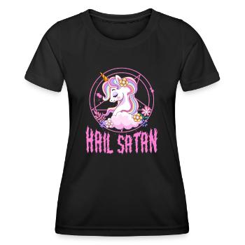 Cadeau de Festival de musique Death Metal - T-shirt sport Femme - noir - Devant - AI Model Female 172 light (172cm)