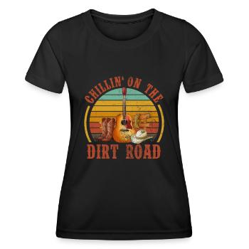Country - Women's Functional T-Shirt - black - Front - AI Model Female 172 light (172cm)