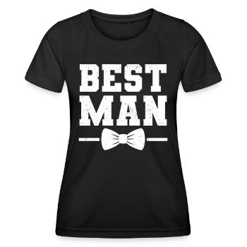 Bachelor Bachelor Party - Women's Functional T-Shirt - black - Front - AI Model Female 172 light (172cm)