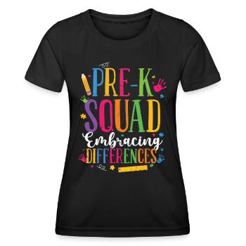 Autism - Women's Functional T-Shirt - black - Front - AI Model Female 172 light (172cm)