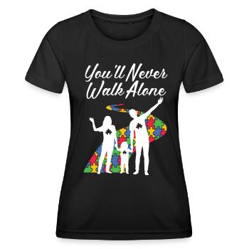 Autismus Awareness Day Autist Geschenk - Frauen Funktions-T-Shirt - Schwarz - Vorne - AI Model Female 172 light (172cm)