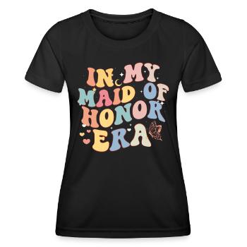 Junggesellin Jungesellinnenabschied Braut - Frauen Funktions-T-Shirt - Schwarz - Vorne - AI Model Female 172 light (172cm)