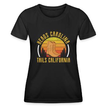 Cadeau de musique country country music - T-shirt sport Femme - noir - Devant - AI Model Female 172 light (172cm)