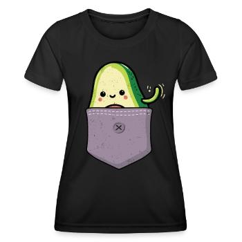 Avocado - Women's Functional T-Shirt - black - Front - AI Model Female 172 light (172cm)