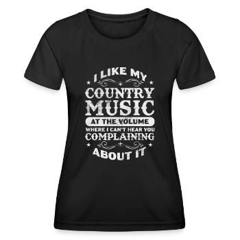 Country - Women's Functional T-Shirt - black - Front - AI Model Female 172 light (172cm)
