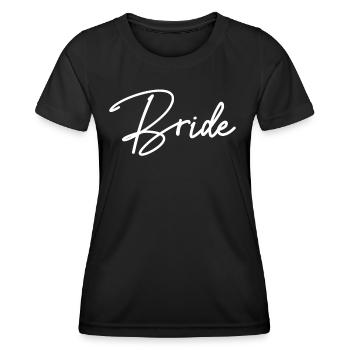 Junggesellin Jungesellinnenabschied Braut - Frauen Funktions-T-Shirt - Schwarz - Vorne - AI Model Female 172 light (172cm)
