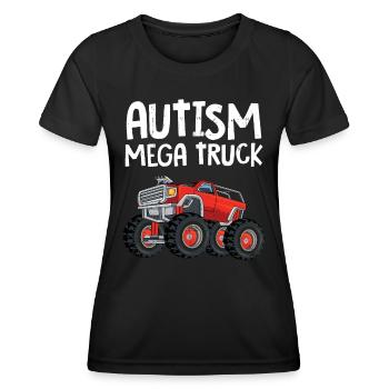 Autism - Women's Functional T-Shirt - black - Front - AI Model Female 172 light (172cm)