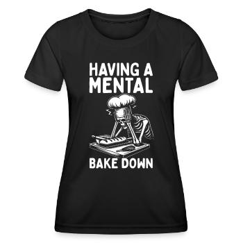 Baker Bakery Bakery Baking Gift - Women's Functional T-Shirt - black - Front - AI Model Female 172 light (172cm)