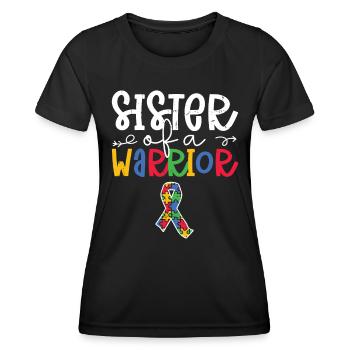 Autism - Women's Functional T-Shirt - black - Front - AI Model Female 172 light (172cm)