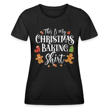 Baker - Women's Functional T-Shirt - black - Front - AI Model Female 172 light (172cm)