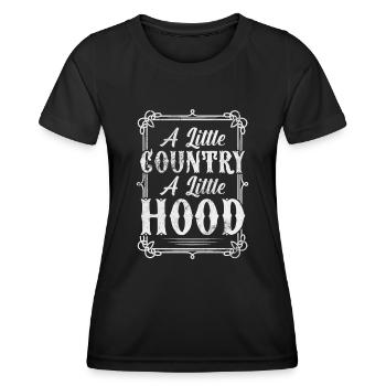 Country - Women's Functional T-Shirt - black - Front - AI Model Female 172 light (172cm)
