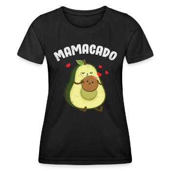Avocado - Frauen Funktions-T-Shirt - Schwarz - Vorne - AI Model Female 172 light (172cm)