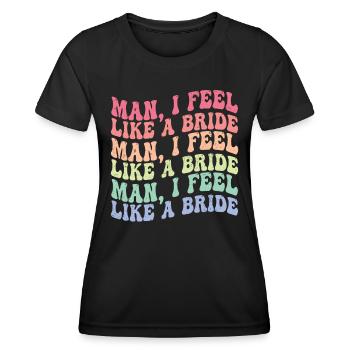 Bachelor Bachelor Party - Women's Functional T-Shirt - black - Front - AI Model Female 172 light (172cm)
