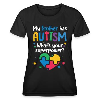 Autismus Awareness Day Autist Geschenk - Frauen Funktions-T-Shirt - Schwarz - Vorne - AI Model Female 172 light (172cm)