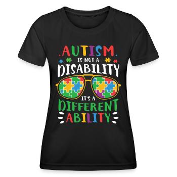 Autismus Awareness Day Autist Geschenk - Frauen Funktions-T-Shirt - Schwarz - Vorne - AI Model Female 172 light (172cm)