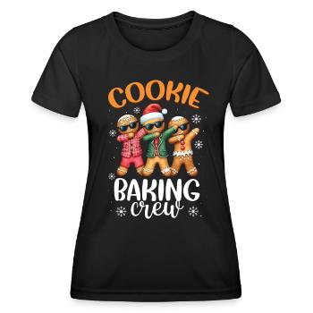 Baker Bakery Bakery Baking Gift - Women's Functional T-Shirt - black - Front - AI Model Female 172 light (172cm)