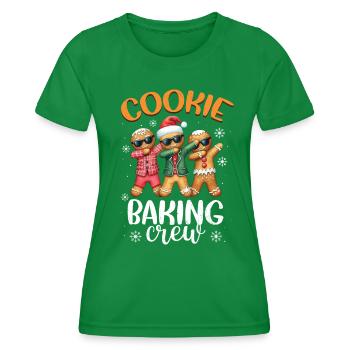 Bäcker - Frauen Funktions-T-Shirt - Kelly Green - Vorne - AI Model Female 172 dark (172cm)