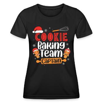 Baker Bakery Bakery Baking Gift - Women's Functional T-Shirt - black - Front - AI Model Female 172 light (172cm)