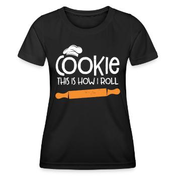 Baker - Women's Functional T-Shirt - black - Front - AI Model Female 172 light (172cm)