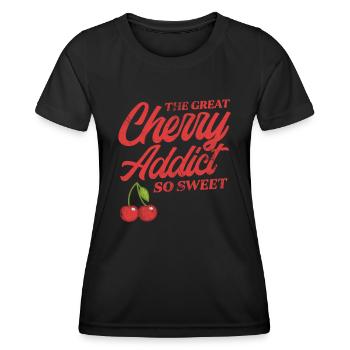 Cherry - Women's Functional T-Shirt - black - Front - AI Model Female 172 light (172cm)