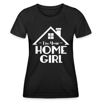 Immobilienmakler - Frauen Funktions-T-Shirt - Schwarz - Vorne - AI Model Female 172 light (172cm)