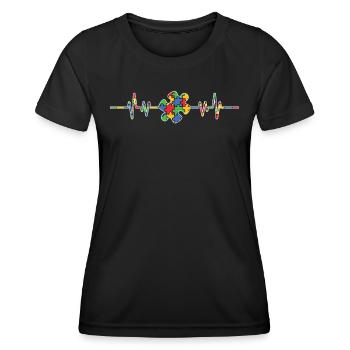Autismus Awareness Day Autist Geschenk - Frauen Funktions-T-Shirt - Schwarz - Vorne - AI Model Female 172 light (172cm)
