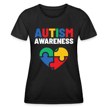 Autismus Awareness Day Autist Geschenk - Frauen Funktions-T-Shirt - Schwarz - Vorne - AI Model Female 172 light (172cm)