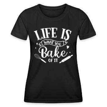 Baker - Women's Functional T-Shirt - black - Front - AI Model Female 172 light (172cm)