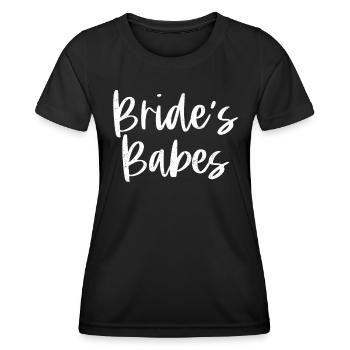Junggesellin - Frauen Funktions-T-Shirt - Schwarz - Vorne - AI Model Female 172 light (172cm)