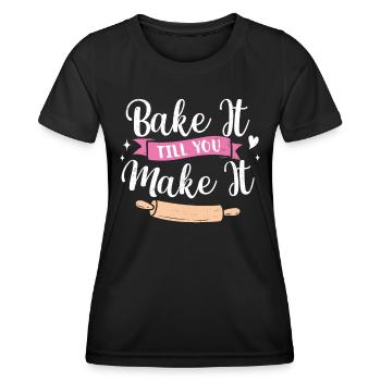 Baker - Women's Functional T-Shirt - black - Front - AI Model Female 172 light (172cm)