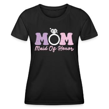 Junggesellin - Frauen Funktions-T-Shirt - Schwarz - Vorne - AI Model Female 172 light (172cm)