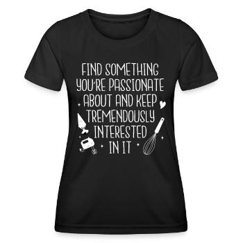 Baker - Women's Functional T-Shirt - black - Front - AI Model Female 172 light (172cm)