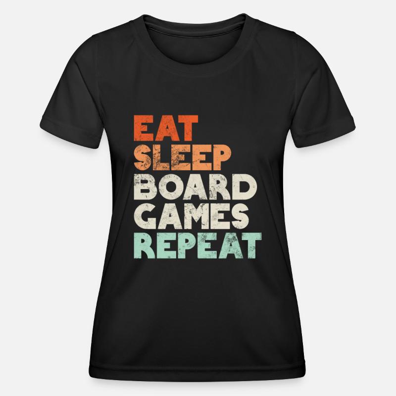 Board game - Women's Functional T-Shirt - black