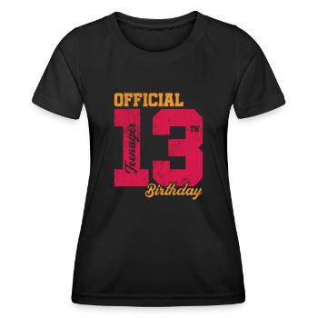 Teenager - Women's Functional T-Shirt - black - Front - AI Model Female 172 light (172cm)