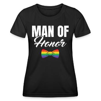 Bachelor bachelor party - Women's Functional T-Shirt - black - Front - AI Model Female 172 light (172cm)