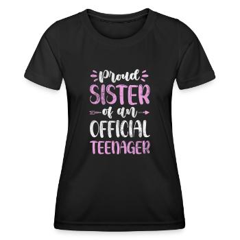 Teenager - Women's Functional T-Shirt - black - Front - AI Model Female 172 light (172cm)