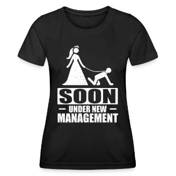 Bachelor bachelor party - Women's Functional T-Shirt - black - Front - AI Model Female 172 light (172cm)