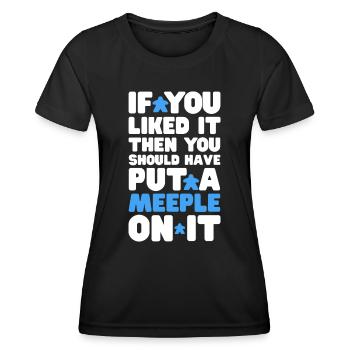 Jeux de société Jeux de société Jeux de soirée Jeux Cadeau - T-shirt sport Femme - noir - Devant - AI Model Female 172 light (172cm)